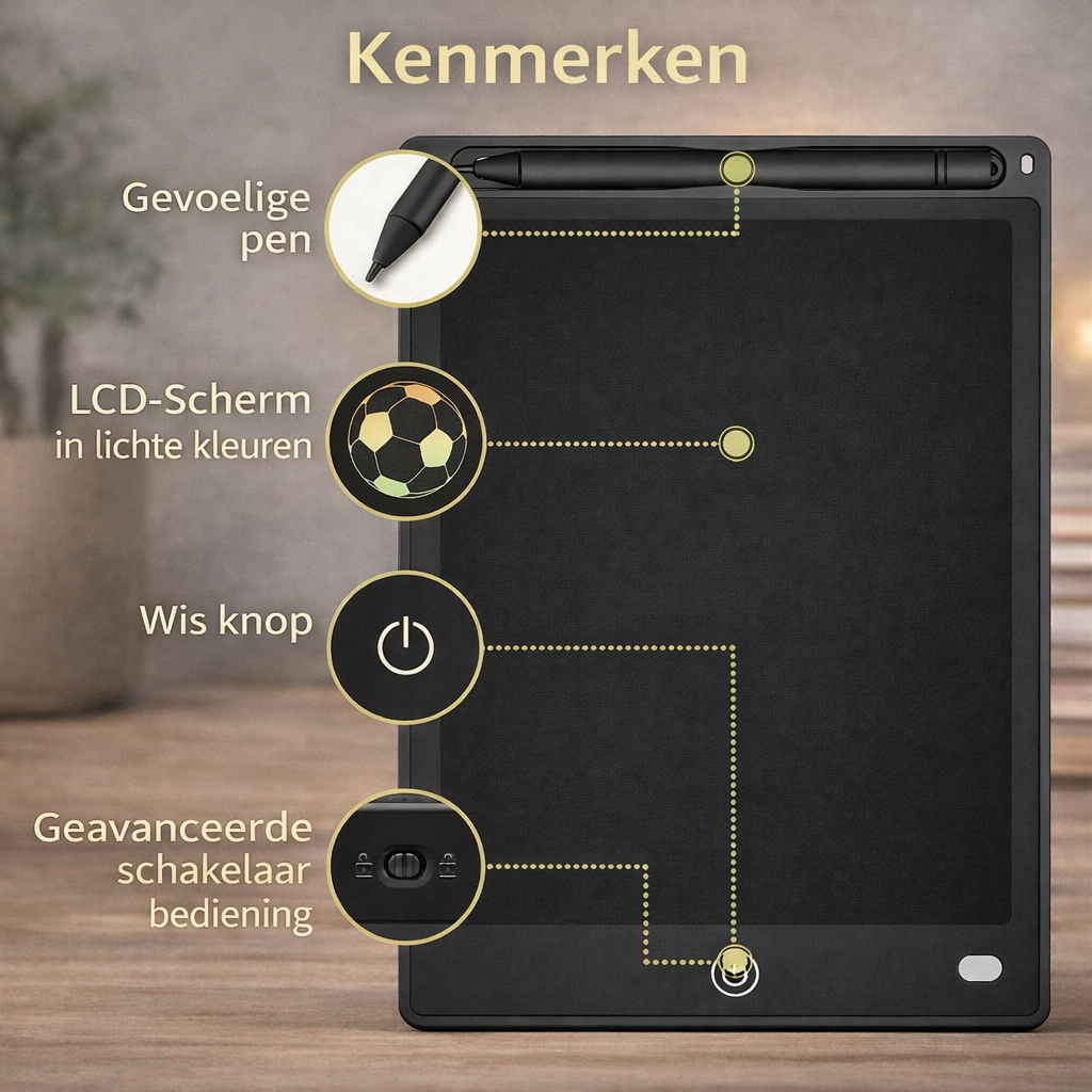 Kenmerken foto van de FocusPad voor The Focus Club